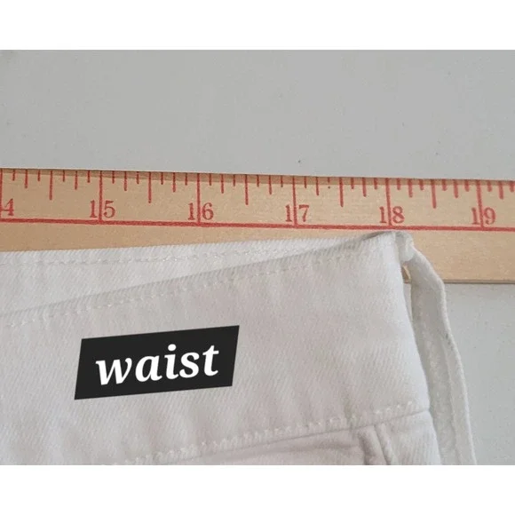 J.Crew Wide Leg White Jeans High Rise Size 32 NWT Preppy Capsule Wardrobe Staple - Picture 3 of 6